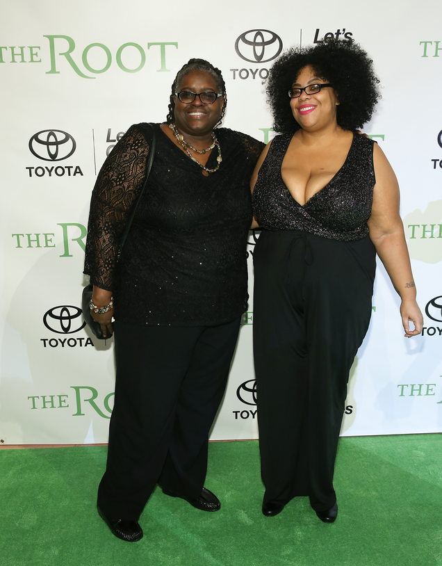 Journalists Genetta Adams and Monique Judge of The Root attend The Root 100 gala at Guastavino’s on November 9, 2017 in New York City.